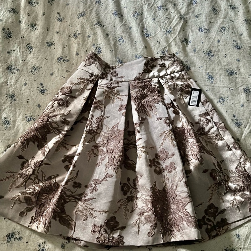 RW&CO A-line Pleated Knee-length Skirt for Cocktail